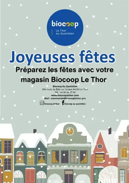 CATALOGUE NOEL MAGASIN BIOCOOP LE THOR