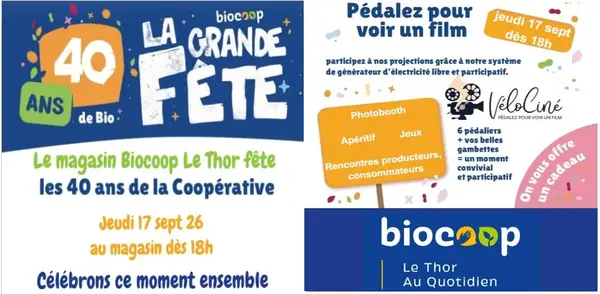 40 ans du réseau Biocoop, cela se fête !