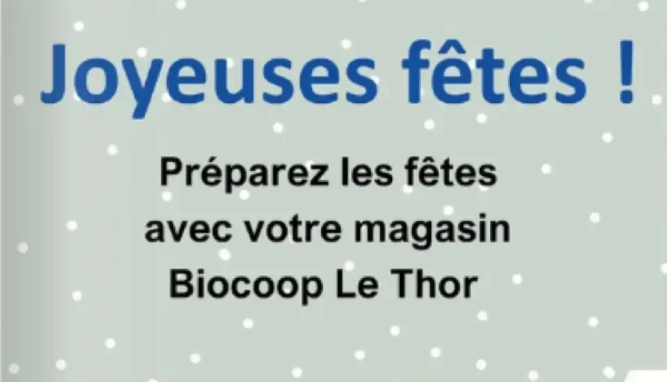 CATALOGUE NOEL MAGASIN BIOCOOP LE THOR